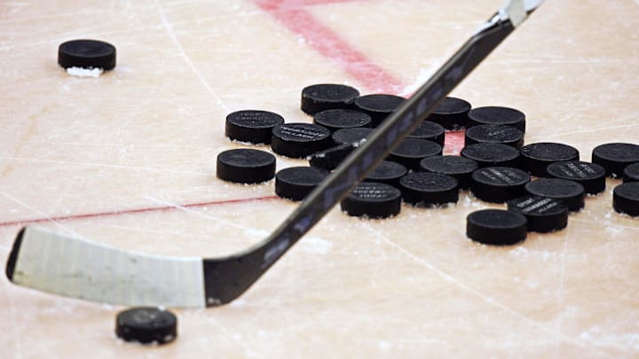 Oct 21, 2009; VILLACH, Austria: A general feature of men's ice hockey equipment. Mandatory Credit: Christian Walgram/Gepa via Imagn Images Oct 21, 2009; VILLACH, Austria: A general feature of men's ice hockey equipment. Mandatory Credit: Christian Walgram/Gepa via Imagn Images