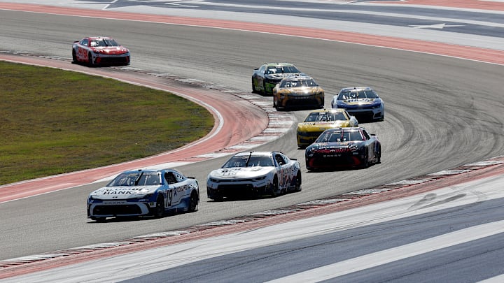 Chase Briscoe, Joe Gibbs Racing, Ross Chastain, Trackhouse Racing, Tyler Reddick, 23XI Racing, Circuit of the Americas (COTA), NASCAR Chase Briscoe, Joe Gibbs Racing, Ross Chastain, Trackhouse Racing, Tyler Reddick, 23XI Racing, Circuit of the Americas (COTA), NASCAR