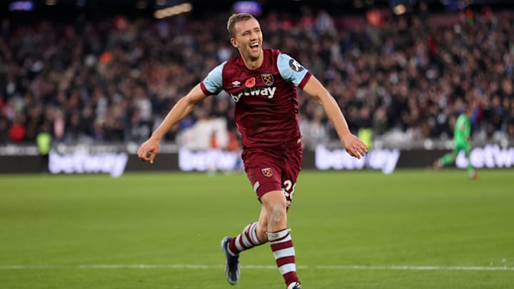 Tomas Soucek a inscrit le but de la victoire pour West Ham face à Nottingham Forest