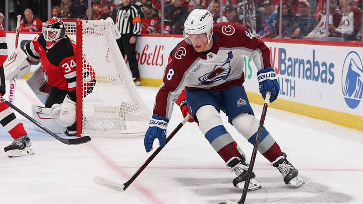 Colorado Avalanche defenseman Cale Makar (8) skates with the puck: Ed Mulholland-Imagn Images Colorado Avalanche defenseman Cale Makar (8) skates with the puck: Ed Mulholland-Imagn Images