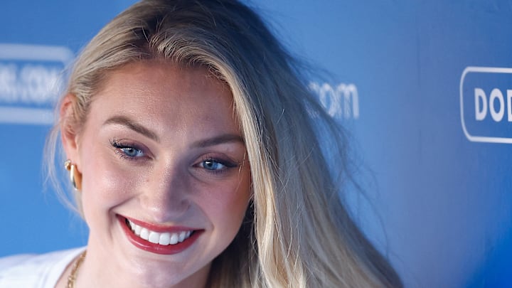 Cameron Brink at Dodger Stadium