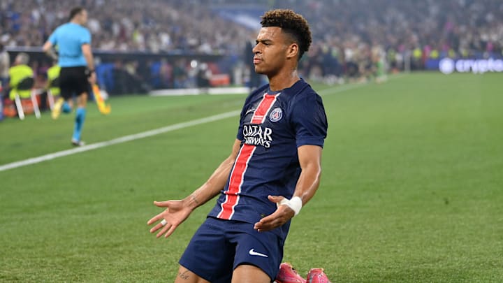 Désiré Doué permet au PSG de faire le break. Désiré Doué permet au PSG de faire le break.