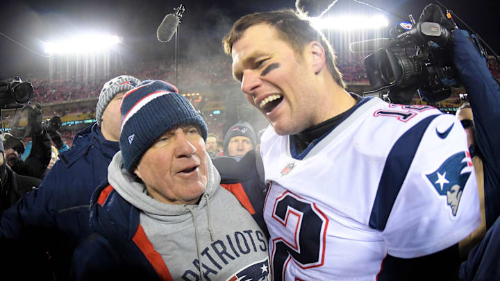 Brady and Belichick won six Super Bowls together with the New England Patriots. Brady and Belichick won six Super Bowls together with the New England Patriots.