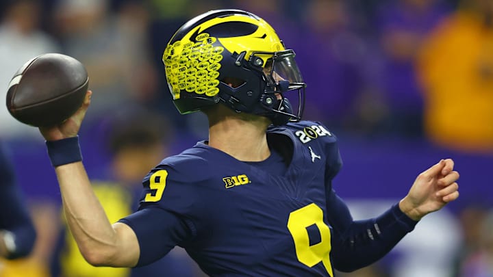 Former Michigan Wolverines quarterback J.J. McCarthy