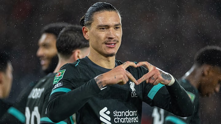 Darwin Núñez will lead the line for Liverpool against Accrington Stanley.