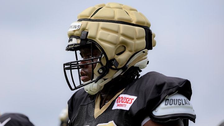 Torricelli Simpkins III at New Orleans Saints Training Camp