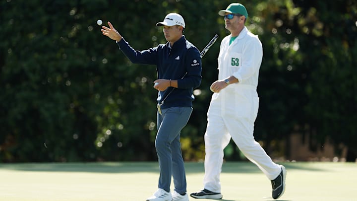 Collin Morikawa at The Masters