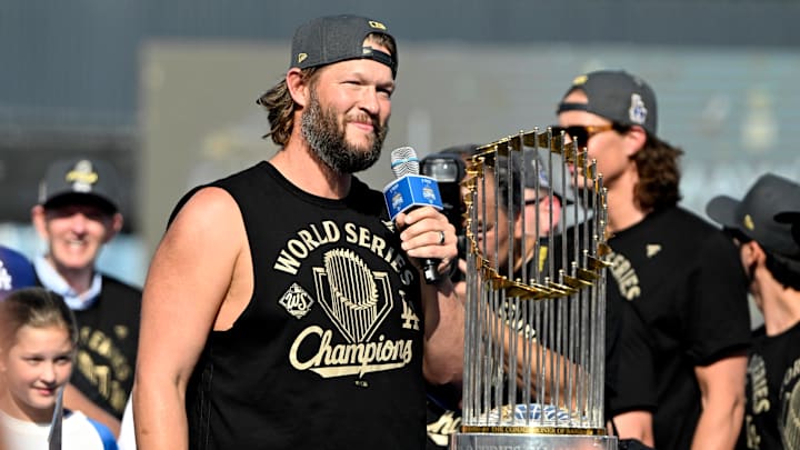 The celebration of the Los Angeles Dodgers back to back World Championship at Dodger Stadium in Los
