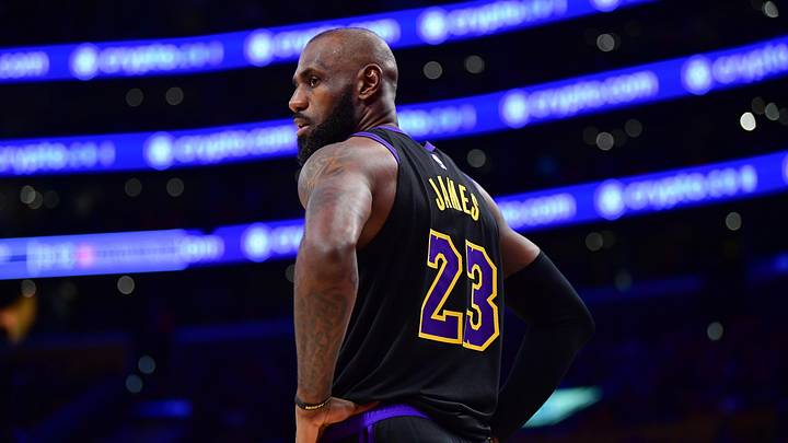 May 11, 2026; Los Angeles, California, USA; Los Angeles Lakers forward LeBron James (23) during the second half in game four of the second round of the 2026 NBA Playoffs at Crypto.com Arena. Mandatory Credit: Gary A. Vasquez-Imagn Images May 11, 2026; Los Angeles, California, USA; Los Angeles Lakers forward LeBron James (23) during the second half in game four of the second round of the 2026 NBA Playoffs at Crypto.com Arena. Mandatory Credit: Gary A. Vasquez-Imagn Images