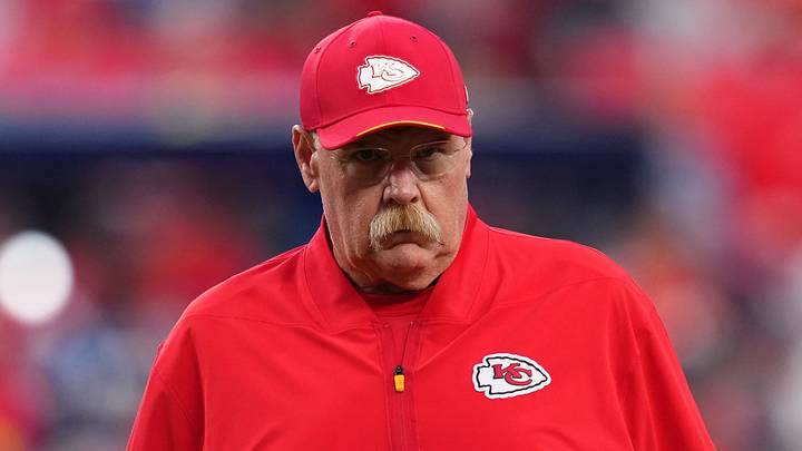 Sep 20, 2026; Kansas City, Missouri, USA; Kansas City Chiefs head coach Andy Reid looks on during warmups prior to the game against the Indianapolis Colts at GEHA Field at Arrowhead Stadium. Mandatory Credit: Jay Biggerstaff-Imagn Images Sep 20, 2026; Kansas City, Missouri, USA; Kansas City Chiefs head coach Andy Reid looks on during warmups prior to the game against the Indianapolis Colts at GEHA Field at Arrowhead Stadium. Mandatory Credit: Jay Biggerstaff-Imagn Images