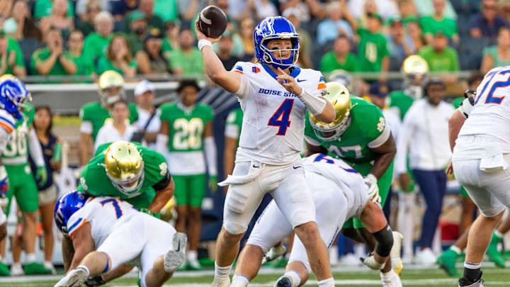 Boise State Broncos quarterback Maddux Madsen.
