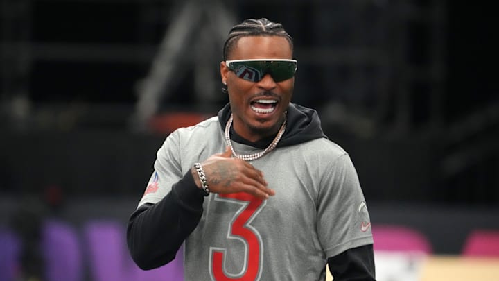 Los Angeles Chargers safety Derwin James (3) during AFC practice 