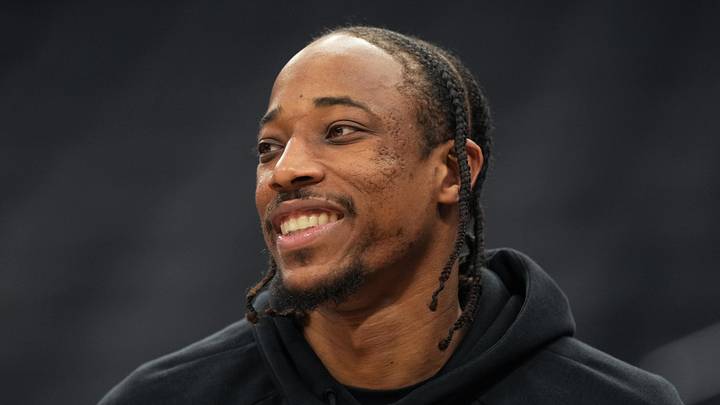 Apr 3, 2026; Sacramento, California, USA; Sacramento Kings guard DeMar DeRozan (10) before the game against the New Orleans Pelicans at Golden 1 Center. Mandatory Credit: Darren Yamashita-Imagn Images Apr 3, 2026; Sacramento, California, USA; Sacramento Kings guard DeMar DeRozan (10) before the game against the New Orleans Pelicans at Golden 1 Center. Mandatory Credit: Darren Yamashita-Imagn Images