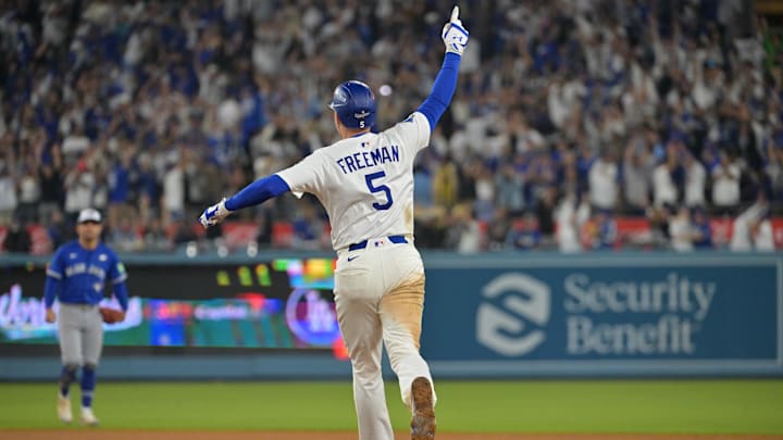 Dodgers first baseman Freddie Freeman hit a walk-off home run in the 18th inning of the World Series Game 3.