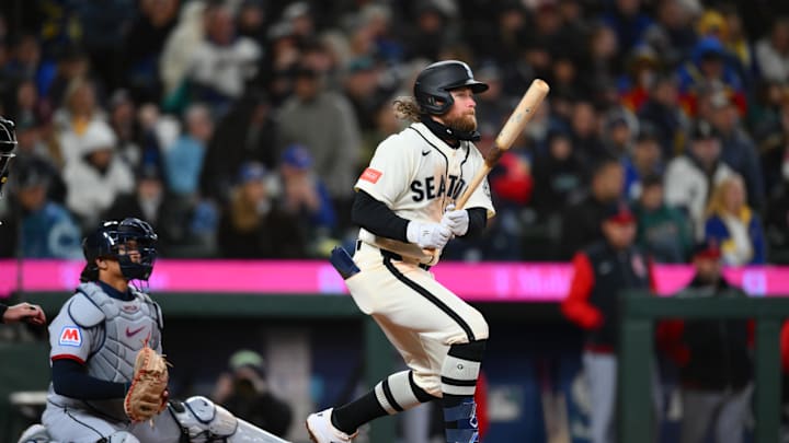 Seattle Mariners third baseman Brendan Donovan. Seattle Mariners third baseman Brendan Donovan.