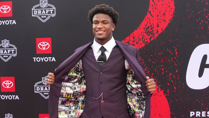 NFL draft prospects love to show up to the red carpet in unique fits.