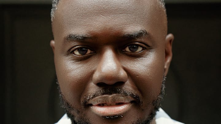 Babou Ceesay plays Ser Bennis of the Brown Shield in A Knight of the Seven Kingdoms season 2. Photo credit: Ron Timehim.