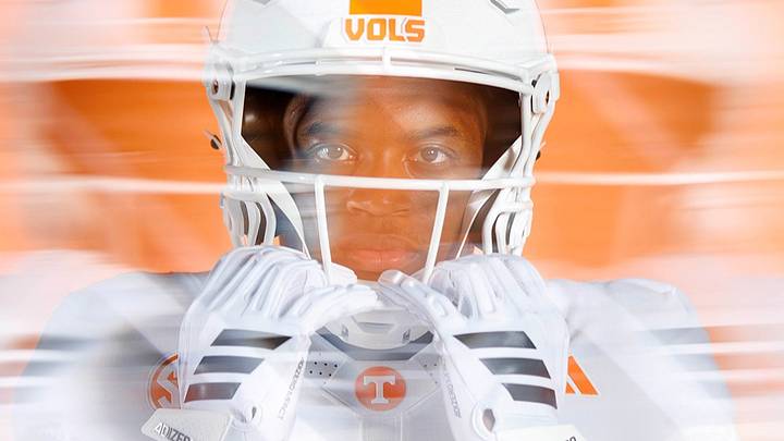 Braylon Staley in the new white jersey. Braylon Staley in the new white jersey.