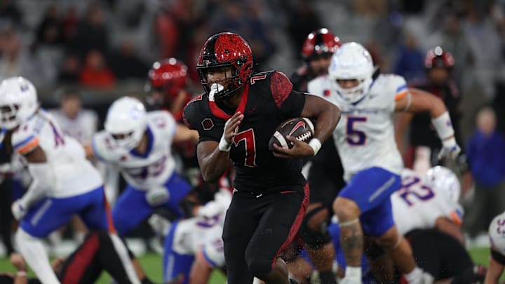 San Diego State Aztecs running back Lucky Sutton (7).