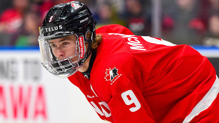 Future Penn State men's hockey forward Gavin McKenna