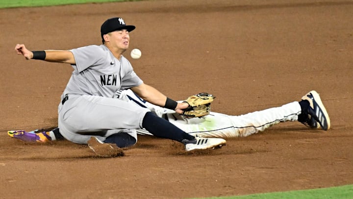 It's been a struggle defensively this season for Anthony Volpe.