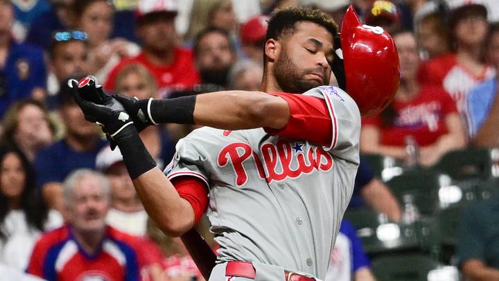 Philadelphia Phillies center fielder Justin Crawford.