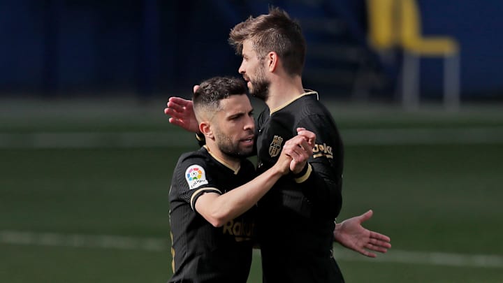 Jordi Alba y Gerard Piqué