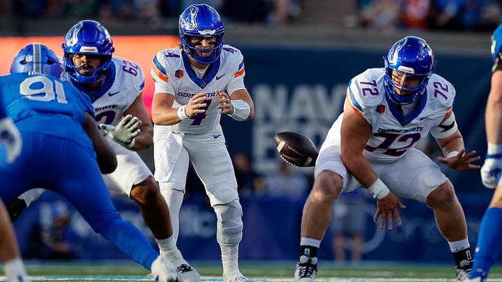 Boise State Broncos quarterback Maddux Madsen.