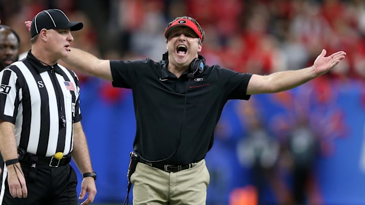 Georgia Bulldogs head coach Kirby Smart