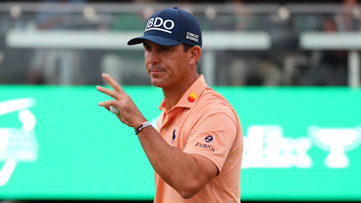Billy Horschel got into it with a fan Friday at the Cognizant Classic. Billy Horschel got into it with a fan Friday at the Cognizant Classic.