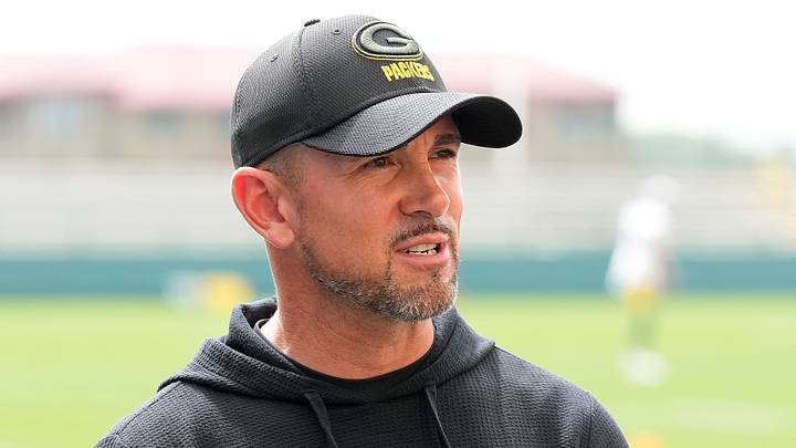 Green Bay Packers head coach Matt LaFleur Green Bay Packers head coach Matt LaFleur