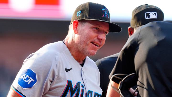 Miami Marlins manager Clayton McCullough. Miami Marlins manager Clayton McCullough.