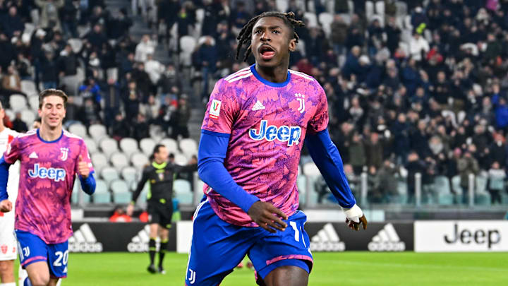 Moise Kean a été buteur ce soir avec la Juventus en Coupe d'Italie