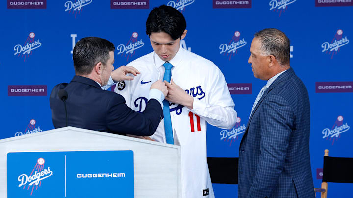 Los Angeles Dodgers Introduce Roki Sasaki
