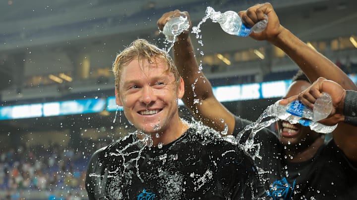 Kyle Stowers has mashed five home runs in just two games