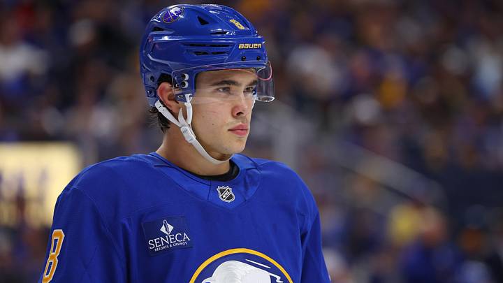 Buffalo Sabres defenseman Olen Zellweger Buffalo Sabres defenseman Olen Zellweger