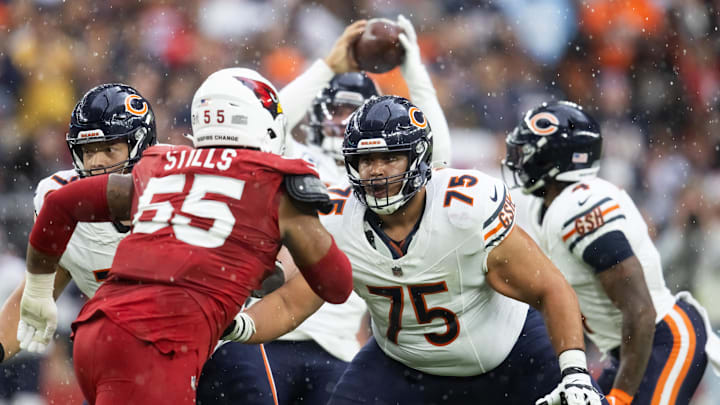 The Bears have had experienced backup tackles for several years, like Larry Borom, but this advantage is now lacking in their reserves. The Bears have had experienced backup tackles for several years, like Larry Borom, but this advantage is now lacking in their reserves.