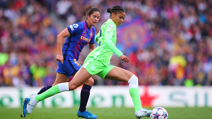 Barcelona goleou o Wolfsburg no jogo de ida