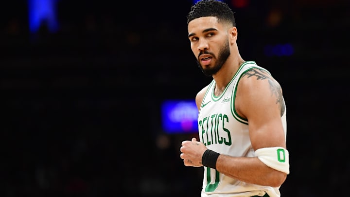 Tatum went down hard against the Magic in Game 1