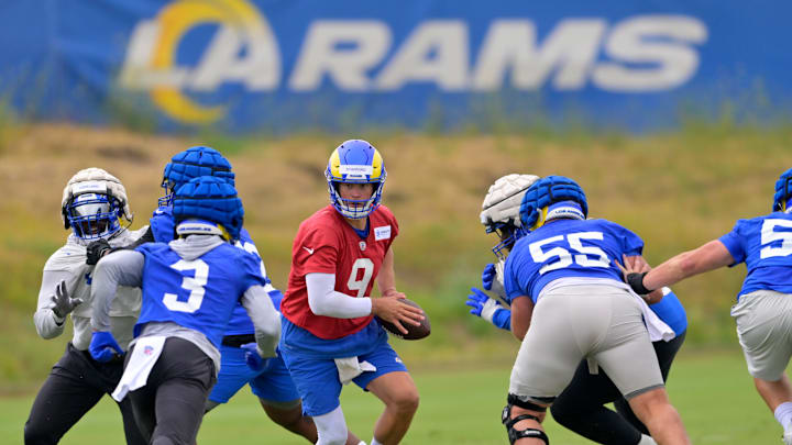 Los Angeles Rams Offseason Workout Matthew Stafford, Cam Akers