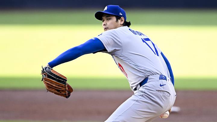 May 20, 2026; San Diego, California, USA; Los Angeles Dodgers pitcher Shohei Ohtani (17) delivers during the first inning against the San Diego Padres at Petco Park. Mandatory Credit: Denis Poroy-Imagn Images May 20, 2026; San Diego, California, USA; Los Angeles Dodgers pitcher Shohei Ohtani (17) delivers during the first inning against the San Diego Padres at Petco Park. Mandatory Credit: Denis Poroy-Imagn Images