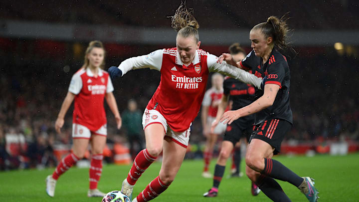 Das Viertelfinale in der Saison 2022/23 fand im Emirates Stadium statt