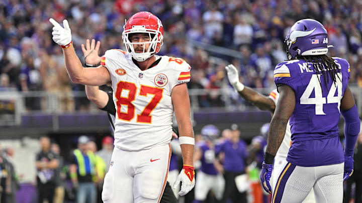 Travis Kelce has three touchdowns in four games this season