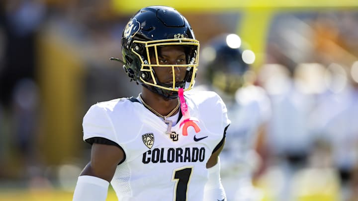 Oct 7, 2023; Tempe, Arizona, USA; Colorado Buffaloes cornerback Cormani McClain (1) against the