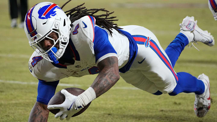 Buffalo Bills running back James Cook.