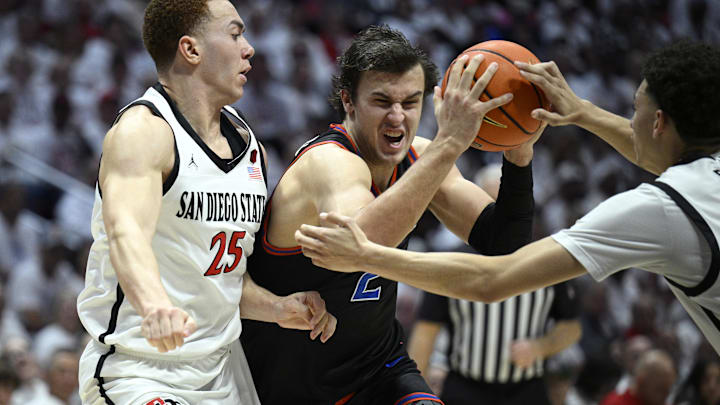Boise State Broncos forward Tyson Degenhart. Boise State Broncos forward Tyson Degenhart.