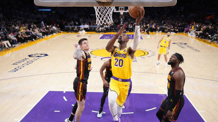 Mar 18, 2024; Los Angeles, California, USA; Los Angeles Lakers forward Harry Giles III (20).