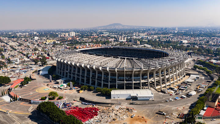 Aerial Views Of Banorte Stadium Ahead 2026 FIFA World Cup Aerial Views Of Banorte Stadium Ahead 2026 FIFA World Cup