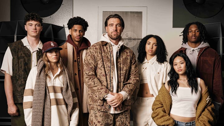 American Eagle and Tru Kolors by Travis Kelce debut a limited-edition collaboration. American Eagle and Tru Kolors by Travis Kelce debut a limited-edition collaboration.
