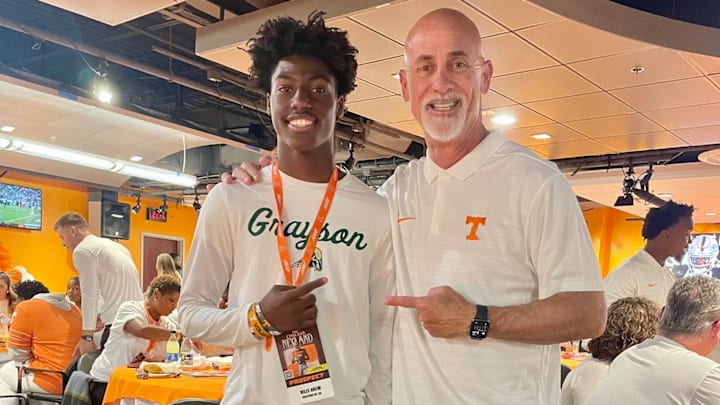 2027 Rilee Drew with coach Willie Martinez